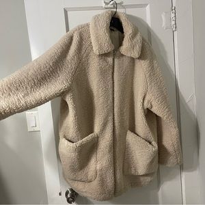 Sherpa oversize teddy coat